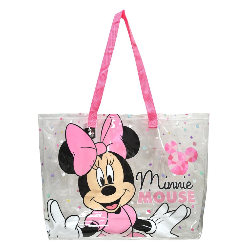 Minnie Transparent Beach Tote Bag